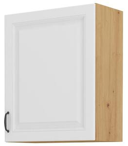 Felső konyhaszekrény Sheila 60 G 72 1F (artisan tölgy + fehér)