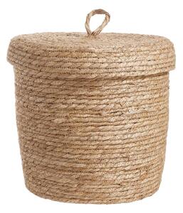 RUSH ROPE tengerifű kosár fedéllel Ø 30 cm