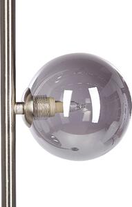 Ezüstszínű fém állólámpa 154 cm RAMIS