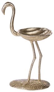 Arany flamingós dekorfigura SANEN