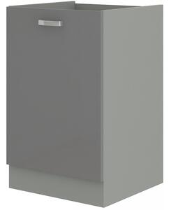 Alsó konyhaszekrény Gonir 40 D 1F BB (szürke + szürke)