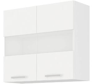 Felső konyhaszekrény Edris 80 GS 72 2F (fehér)