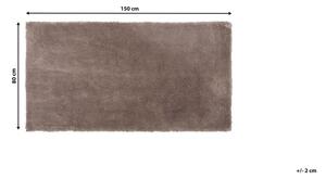 Hangulatos Hosszú Szőrű Világosbarna Szőnyeg 80 x 150 cm EVREN