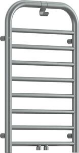 Deante Silia, fürdőszoba radiátor 500x850 mm, 335W, csiszolt acél, DEA-AGI_FG31