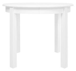 Asztal Boston 280, Fehér, 76cm, Hosszabbíthatóság, Közepes sűrűségű farostlemez, Váz anyaga