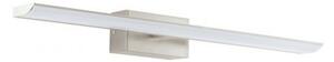 LED lámpatest , tükörvilágítás , 9.6 Watt , 60.5 cm , természetes fehér , matt nikkel , IP44 , EGLO , TABIANO , 94615