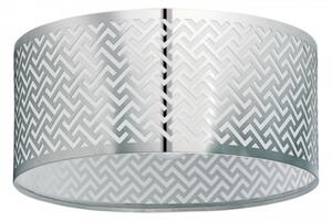 LED lámpa , mennyezeti , E27 , matt nikkel , króm , EGLO , LEAMINGTON 1 , 49161