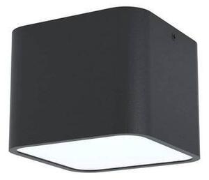 LED lámpa , mennyezeti , oldalfali , E27 foglalattal , 11cm , szürke , fehér , EGLO , GRIMASOLA