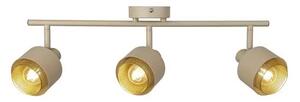 Beltéri karos spotlámpa e14 3x40w világosbarna fedora