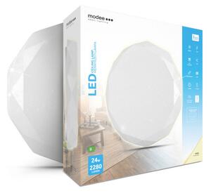 Led lámpatest , mennyezeti , 18W , természetes fehér , kristály hatású , Modee