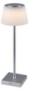 LED lámpatest , asztali , 4 Watt , USB , érintős , dimmelhető, CCT , IP44 , ezüst , Rábalux , Taena , 76013
