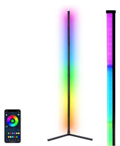 LED lámpatest , állólámpa , 125 cm , távirányítóval , RGB + IC (digitális) , dimmelhető , USB , WIFI/Bluetooth , TUYA , LEDISSIMO AMBIENT LIGHT