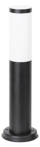 LED lámpatest , állólámpa , E27 foglalat , matt fekete, rozsdamentes acél, 45 cm , kültéri , IP44 , Rábalux , BLACK TORCH