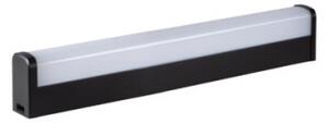 LED lámpatest , tükörvilágítás , fali-mennyezeti , 15 Watt , 60 cm , természetes fehér , fekete , IP44 , AKVO , Kanlux