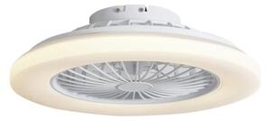 Mennyezeti ventilátor fehér,LED-del, KELVINBEN dimmelhető távirányítóval (48,5CM)