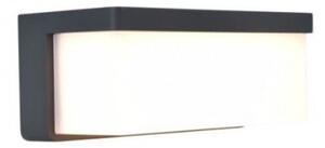 LED lámpatest , oldalfali , 9W , napelemes , meleg fehér , szürke , kültéri , IP44 , LUTEC , ZELNA
