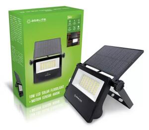 LED reflektor , 10W , 1300 lm , napelemes , mozgásérzékelős , természetes fehér , IP44 , Asalite