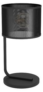 LED lámpa , asztali , éjjeli lámpa , állólámpa , E27 foglalat , acél , fekete , EGLO , MANBY , 43797