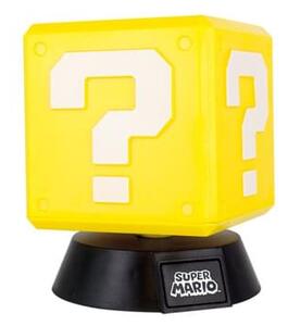 LED dekoráció , éjjeli lámpa , asztali lámpa , 3D hangulatvilágítás , Block , 10 cm , 2db AAA , Super Mario