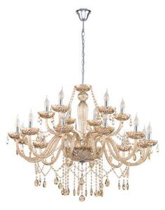 EGLO , 39095 , BASILANO , függeszték , E14 , 18X40W , IP20 , konyak