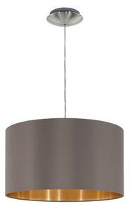 EGLO , 31603 , MASERLO , függeszték , E27 , 1X60W , IP20 , cappuccino, arany