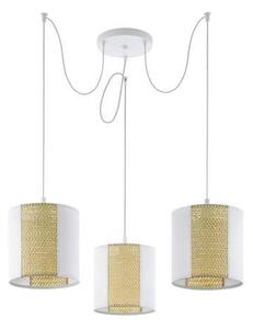 EGLO , 43403 , ARNHEM , függeszték , E27 , 3X40W , IP20 , fehér, barna
