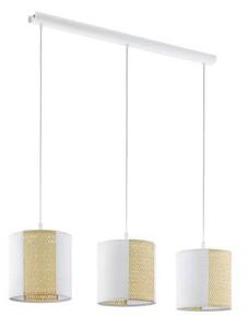 EGLO , 43402 , ARNHEM , függeszték , E27 , 3X40W , IP20 , fehér, barna