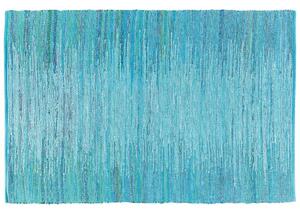 Kék szőnyeg - 160x230 cm - Pamut - MERSIN