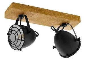 EGLO , 49077 , GATEBECK , spot lámpa , E14 , 2X40W , IP20 , fekete
