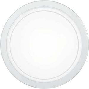 EGLO , 83153 , PLANET 1 , fali-mennyezeti lámpa , E27 , 1X25W , IP20 , fehér, átlátszó