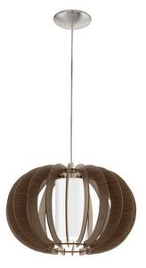 EGLO , 95591 , STELLATO 3 , függeszték , E27 , 1X60W , IP20 , barna, fehér
