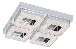 EGLO , 95657 , FRADELO , fali-mennyezeti lámpa , 3000 K , LED , 4X3,5W , IP20 , króm, átlátszó