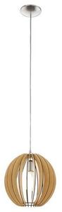 EGLO , 94764 , COSSANO , függeszték , E27 , 1X60W , IP20 , juhar
