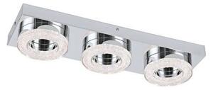 EGLO , 95663 , FRADELO , fali-mennyezeti lámpa , 3000 K , LED , 3X3,5W , IP20 , króm, átlátszó