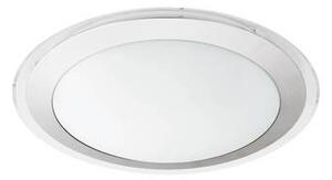 EGLO , 95677 , COMPETA 1 , fali-mennyezeti lámpa , 3000 K , LED , 15,6W , IP20 , fehér, ezüst, átlátszó