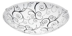 EGLO , 96117 , MARGITTA 1 , fali-mennyezeti lámpa , 3000 K , LED , 3X3,6W , IP20 , fehér, fekete, átlátszó