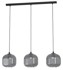EGLO , 99372 , MANTUNALLE 1 , függeszték , E27 , 3X40W , IP20 , fekete-átlátszó