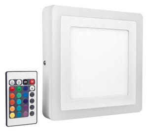 Ledvance LED Color + White Square LED lámpa távirányítóval 17W 3000K 700lm, 20x20cm, 780LM