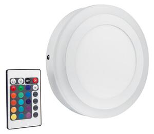 Ledvance LED Color + White Round távirányítós fali LED lámpa, melegfehér, RGB kerettel 19W, 780LM