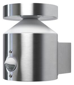 Ledvance Endura Style Cylinder Wall kültéri fali LED lámpa fény és mozgásérzékelővel, melegfehér, 6W, fém