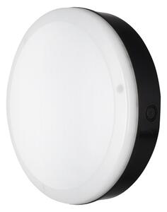 LEDVANCE , SURFACE BULKHEAD 250 SENSOR , Mennyezeti LED lámpa , 10 W , 3000 K , IP65 , Fekete