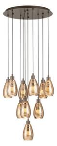EGLO , 39509 , SIRACUSA , függeszték , E27 , 10X60W , IP20 , vörösréz színű
