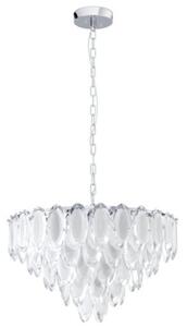 EGLO , 39722 , CARVARIO , függeszték , E14 , 10X40W , IP20 , átlátszó, szatinált