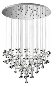EGLO , 93661 , PIANOPOLI , függeszték , 3000 K , LED , 43X2,5W , IP20 , átlátszó