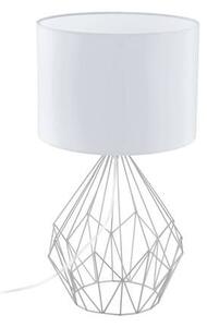 EGLO , 95187 , PEDREGAL 1 , asztali lámpa , E27 , 1X60W , IP20 , fehér