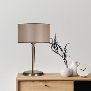 Opviq , 846STL2793 , Maya , Bézs Fekete Bronz Színű , Asztali lámpa , E27 Foglalattal