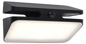 LUTEC AERO Szolar LED mozgásérzékelős fali lámpa , sötétszürke , 8.6 W , 940lm , 4000K , IP54