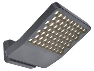 LUTEC ATLANTIS medium LED fali lámpa , sötétszürke , 24W , 3200lm , természetes fehér, IP54