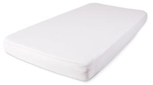 BABYMATEX Vízhatlan lepedő gumírozással Tencel 70x140 cm fehér