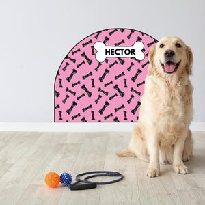 PIPPER. Védő textil falmatrica – Ív – Csontocskák Méret: 83x60cm, Indíték: névvel